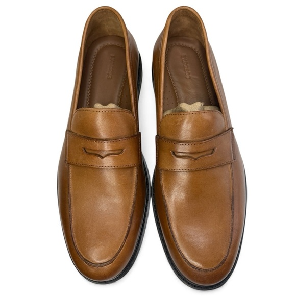 Men’s Express NWT Brown Leather Loafers - Size 12 Office Business Career main image 7